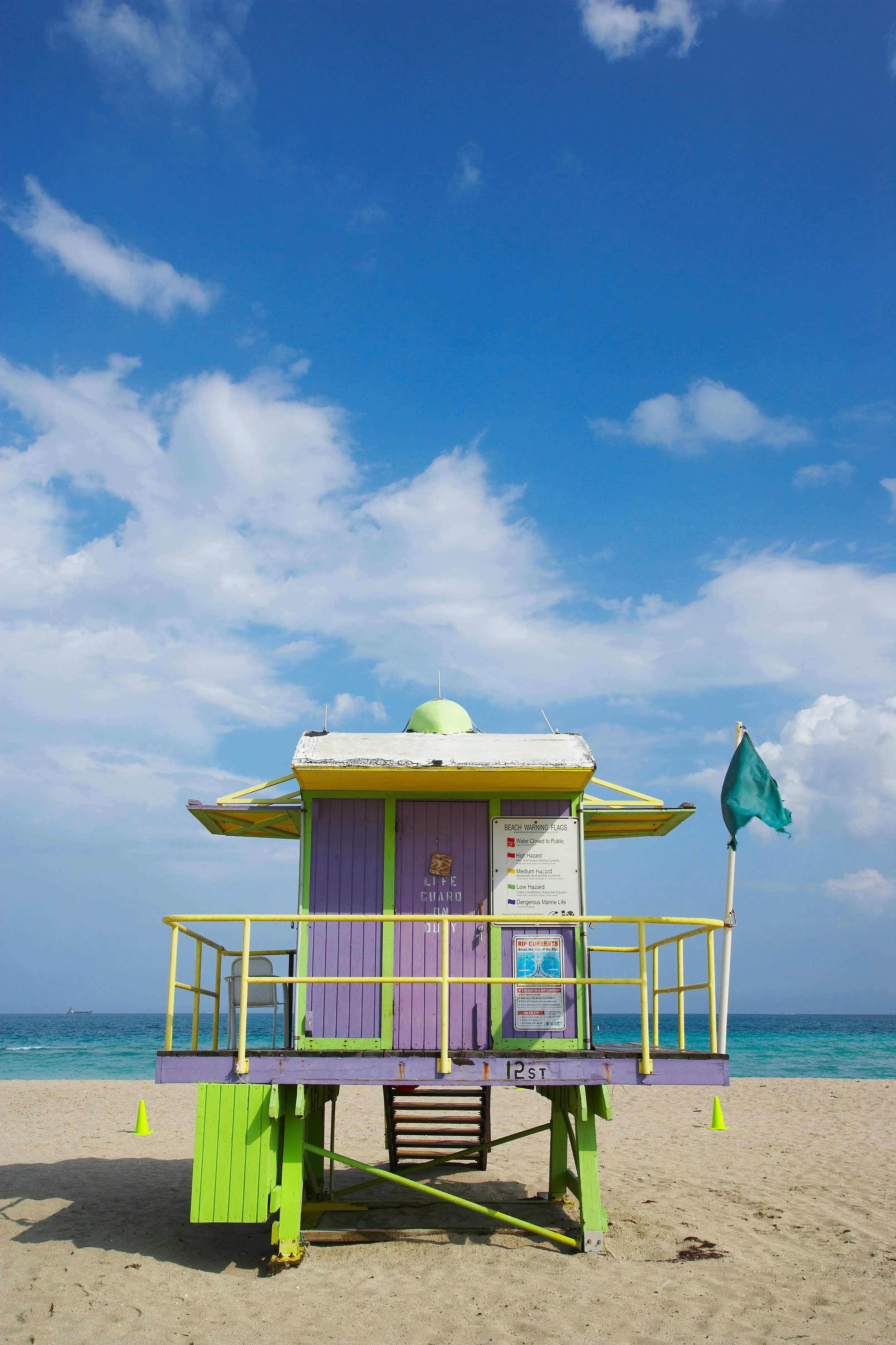 Watchtower on a beach